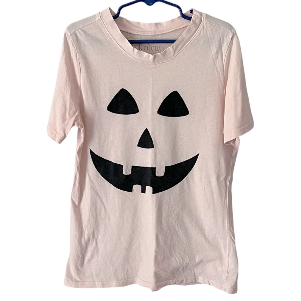 Brokedown Clothing Child’s Jack O Lantern Tee - Color Seashell Size 6